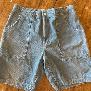 Vintage OP Men's Sky Blue Corduroy Shorts